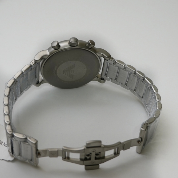 EMPORIO ARMANI CHRONOGRAPH STAINLESS STEEL WATCH - Picture 6 of 11